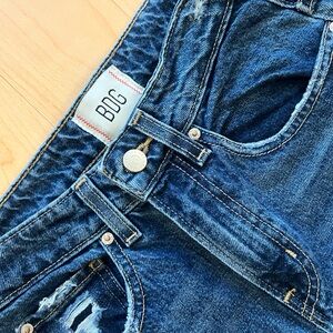 Men's Blue Distressed Jeans